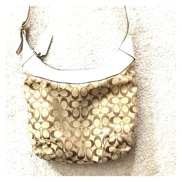 Coach Handbags - 💕Coach jacquard brown crossbody d0893-12365 💕