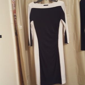 Stunning Black and white Dress. Size 14