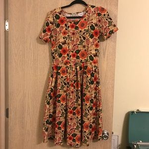 Lularoe Floral Amelia Dress