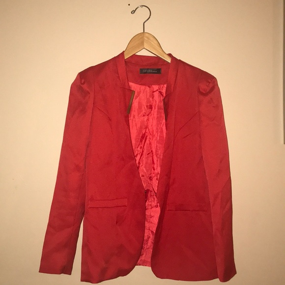 Zanzea Collection Jackets & Blazers - ❤️Zanzea Red collection polyester holiday blazer