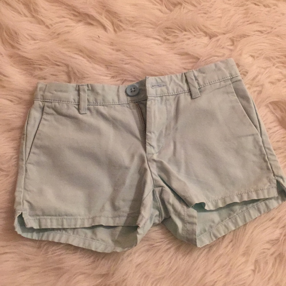 Girls mint green shorts