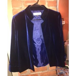 Blue Velvet Blazer