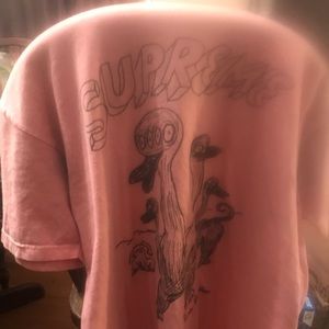 Supreme Daniel Johnston pink duck tee. RARE!! Xl.