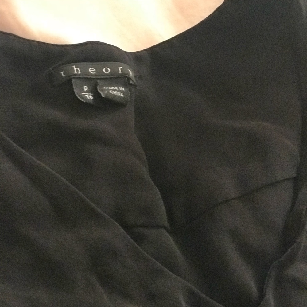 Black theory silky tank top