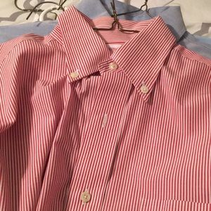 Red white striped shirt