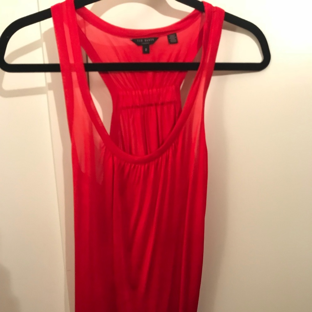Red Ted Baker tank top