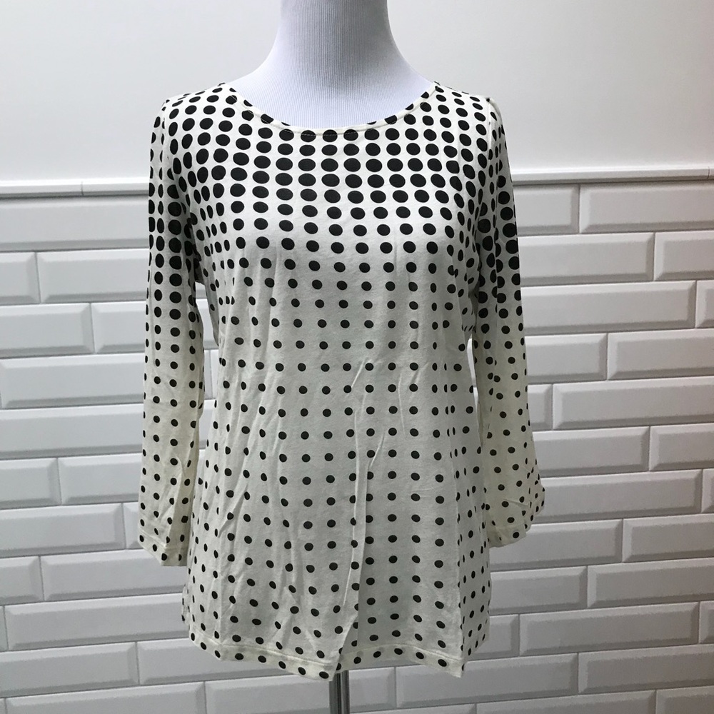 J. Crew Factory Polka Dot Longsleeve Shirt