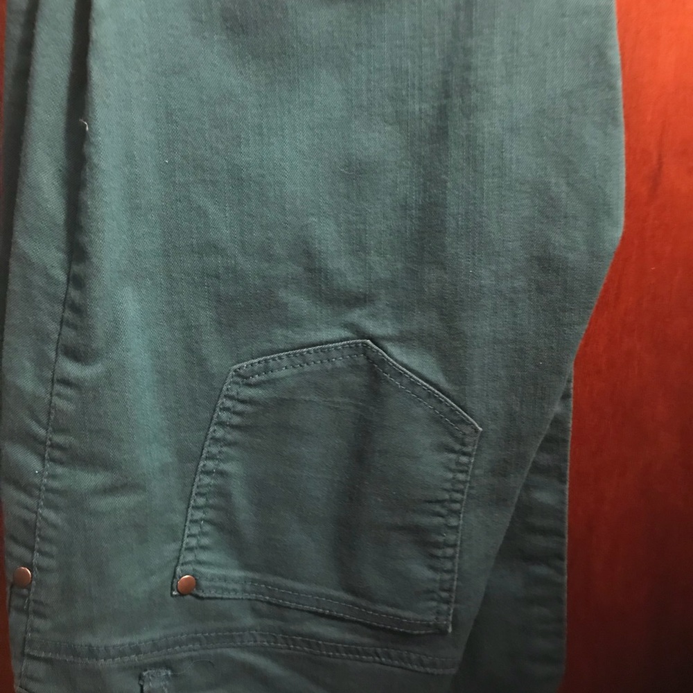 Dark teal pants