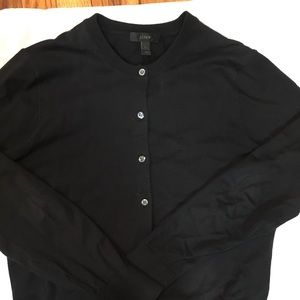Like New J Crew jackie Cardigan, Sz L in Black