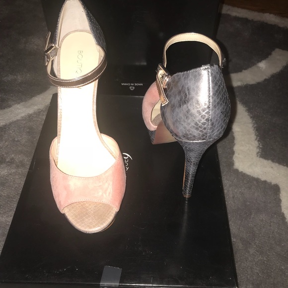 Color block heels - Picture 2 of 5