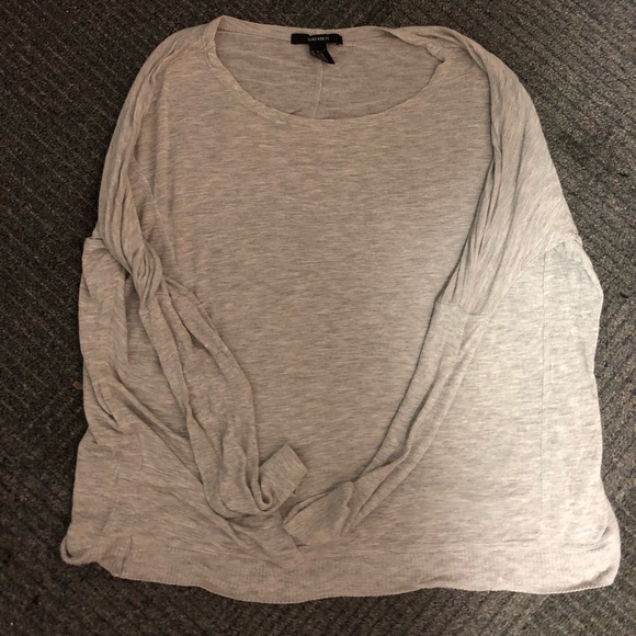 Forever 21 Light Grey Boxy top! - Picture 1 of 1