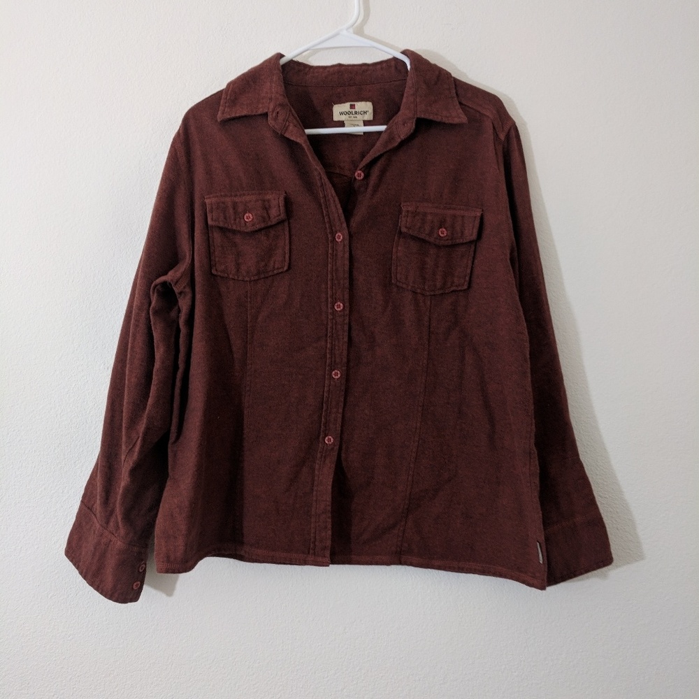 ⛰️Woolrich button down shirt sz large ⛰️