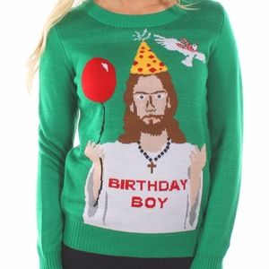 Happy Birthday Jesus - Ugly Christmas Sweater