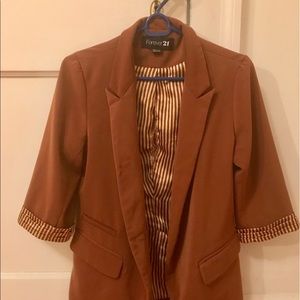 Brown blazer