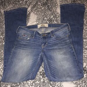 Hollister light wash boot cut jeans