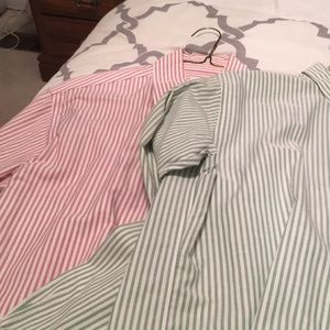 2 brooks Brothers striped shirts