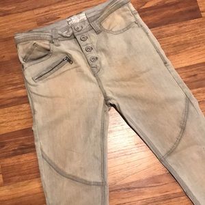 Free People Button Up Khakis