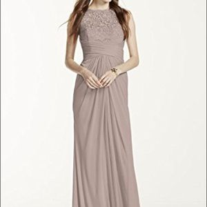 Plus Size David’s Bridal Bridesmaid Dress F15749