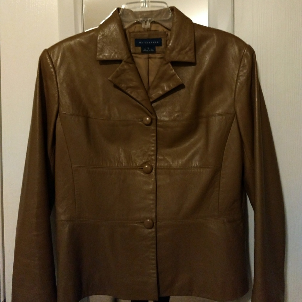 Buttery Soft Olive Leather Jacket