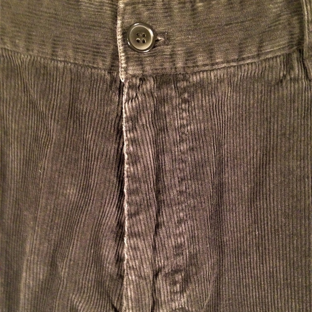 Nesi AG Mens 33/34 Black Corduroy Cargo Pants