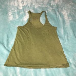 Racerback tank top