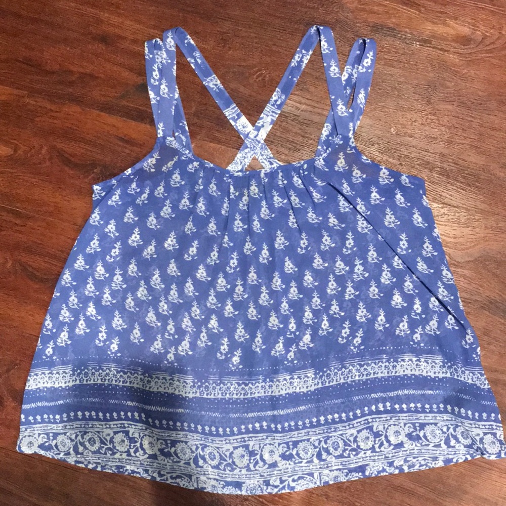 Express Floral Print Oversized Tank Top