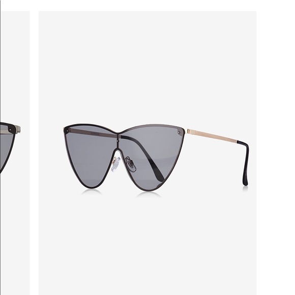 Express cat eye shield sunglasses