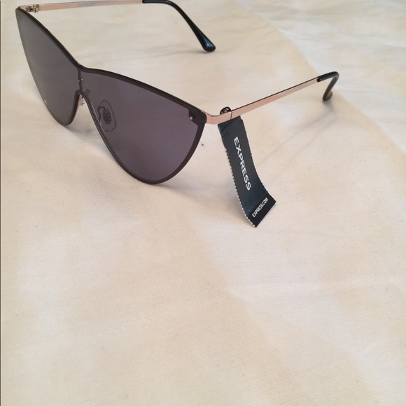 Express cat eye shield sunglasses main image 5