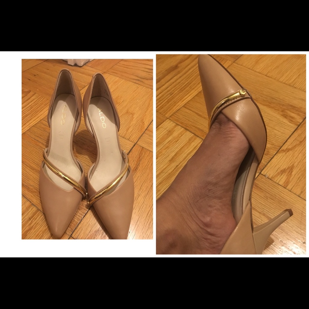 womens size 8 nude heel
