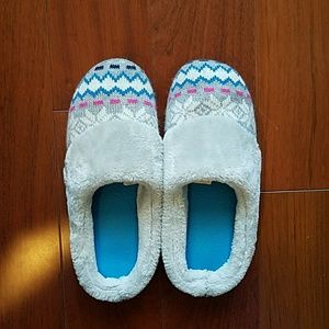 Fuzzy Holiday Slippers