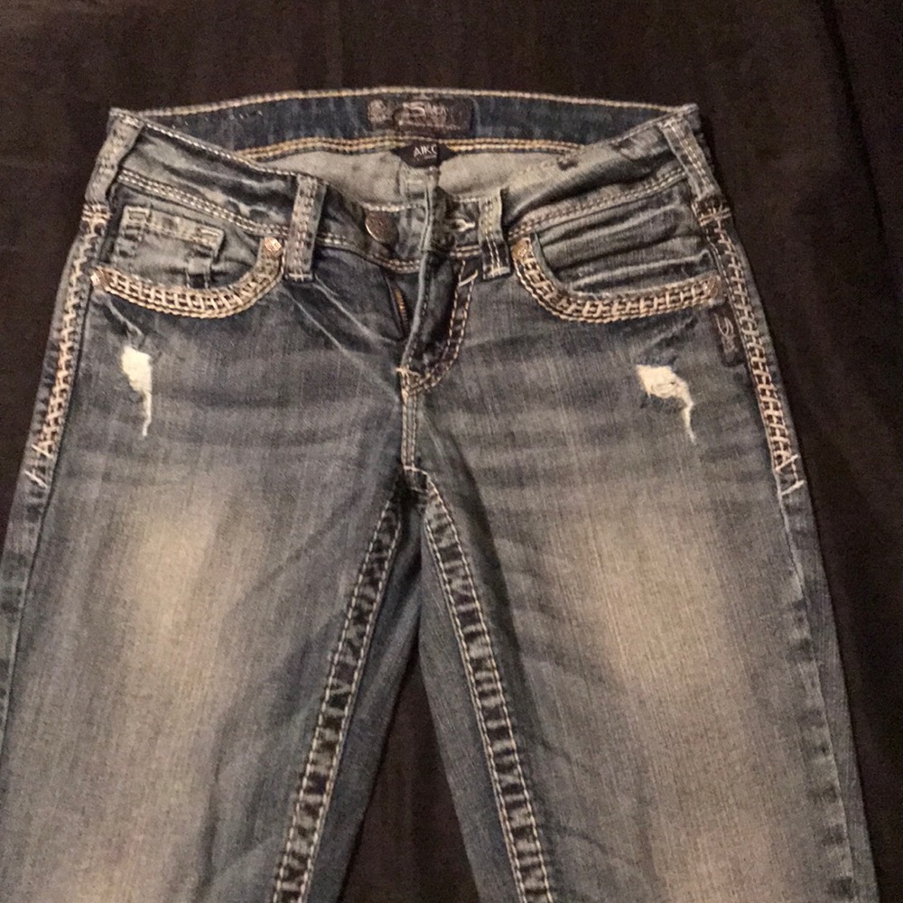 Silver jeans