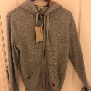Burberry Heather Gray Hoodie
