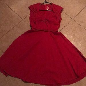 Pinup Couture red dress