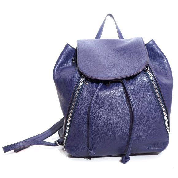 Rebecca Minkoff Handbags - Rebecca Minkoff Bryn Eclipse Blue Leather Backpack