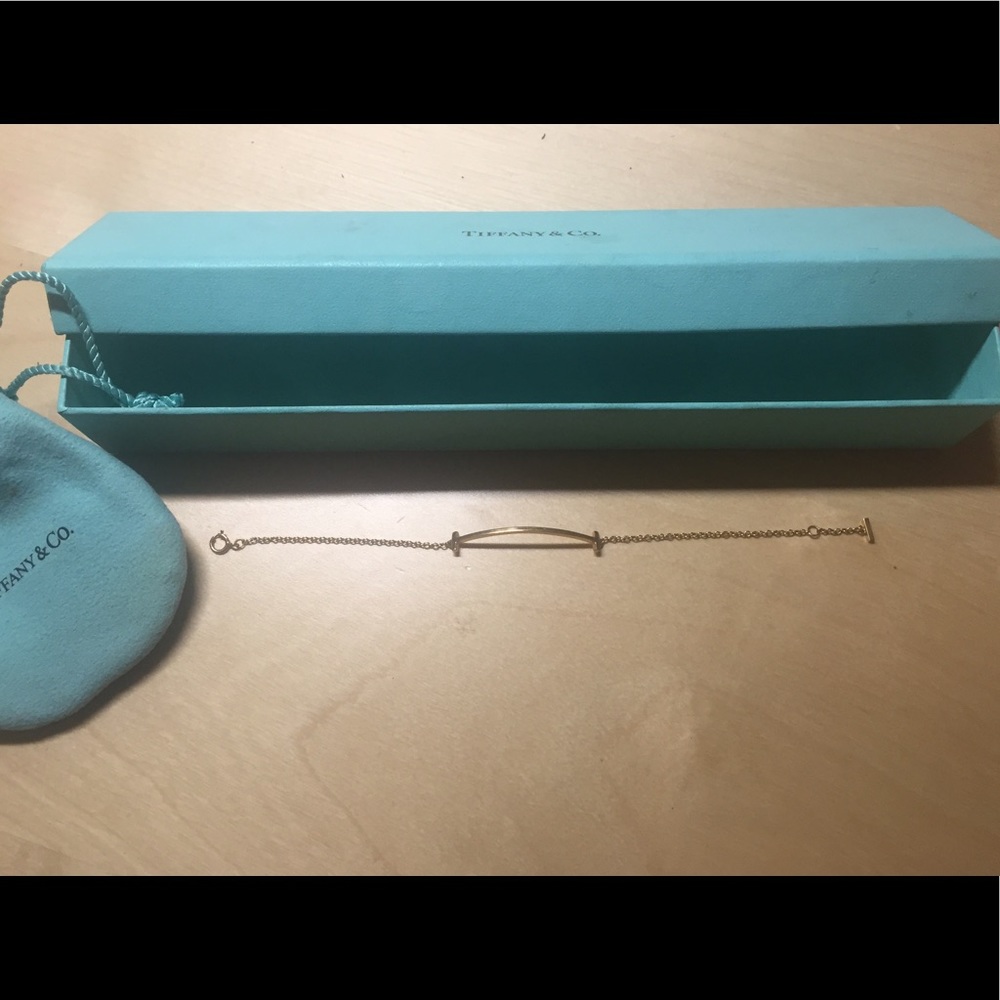 Tiffany T bracelet rose gold 18K 6.5" Reserved