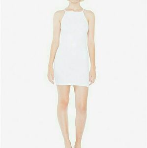 American apparel High neck white bodycon dress !