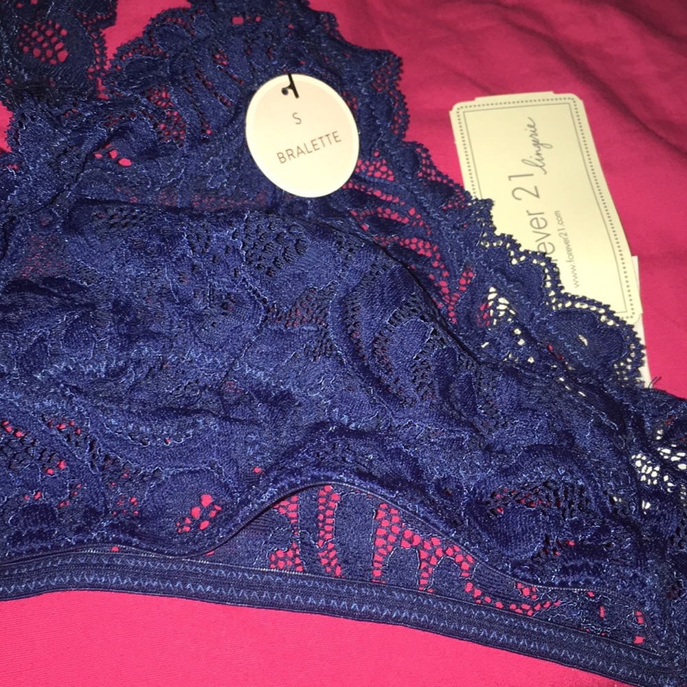 Navy Lingerie Bralette