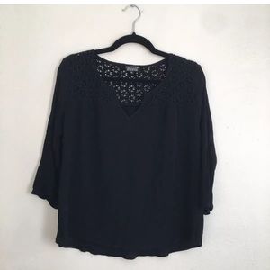 Stitch fix Papermoon Black Boho Blouse