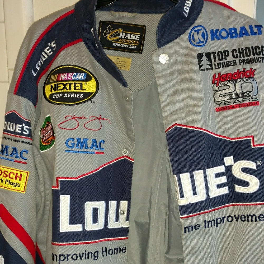 Official Jimmie Johnson Lowes coat.