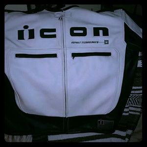 XXL leather icon riding jacket