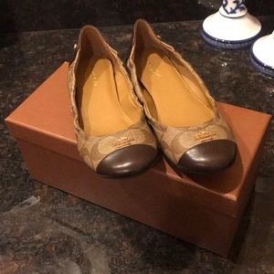 Coach ballerina flats