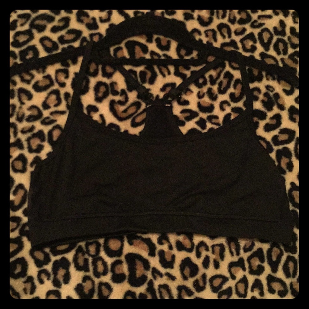 Aerie black sports bra :M