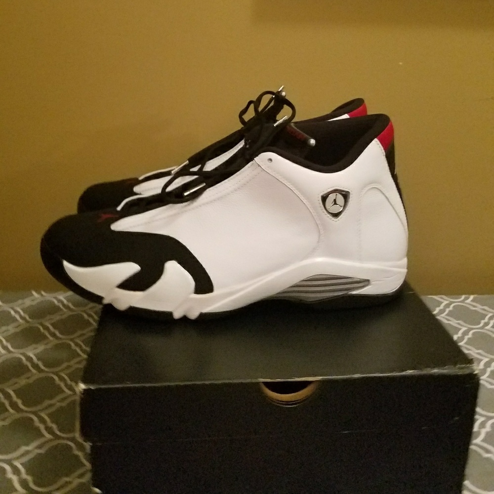 SOLD!!!100% Authentic AIR JORDAN 14  "BLACK TOE"