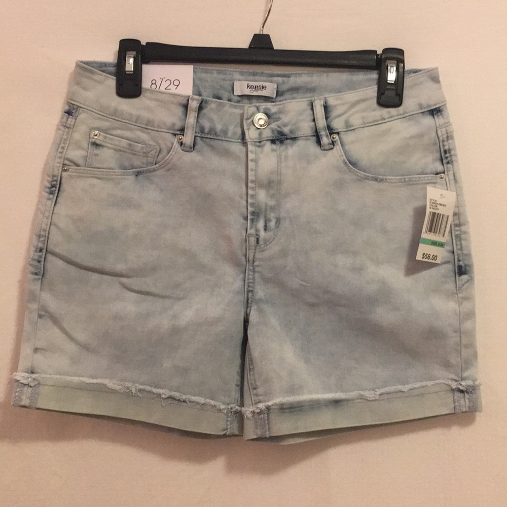 Kensie light denim shorts