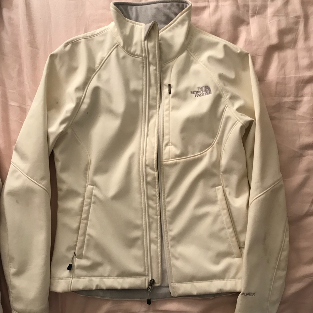 North Face warm white jacket