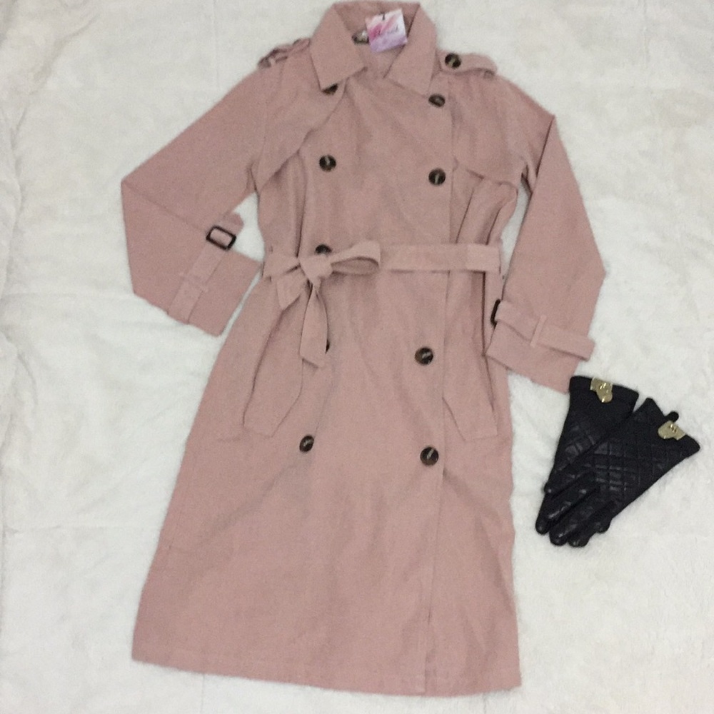 #27 dust pink coat