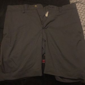 Gray Polo golf shorts
