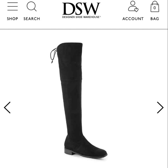 Knee Boots Dsw Suede Black 