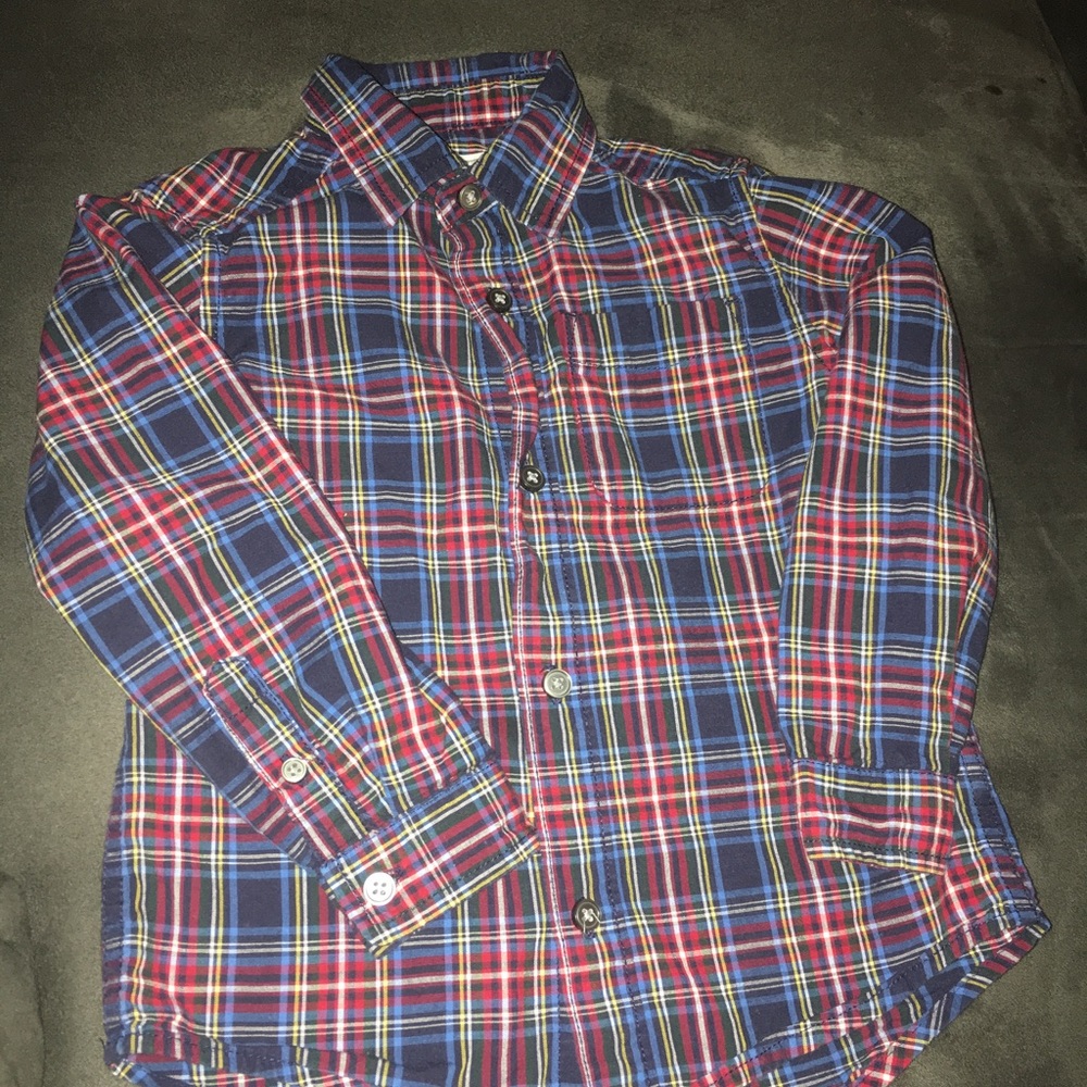 Children place button up 4T