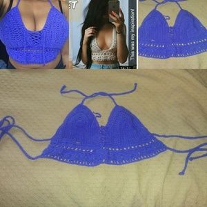 Crocheted halter